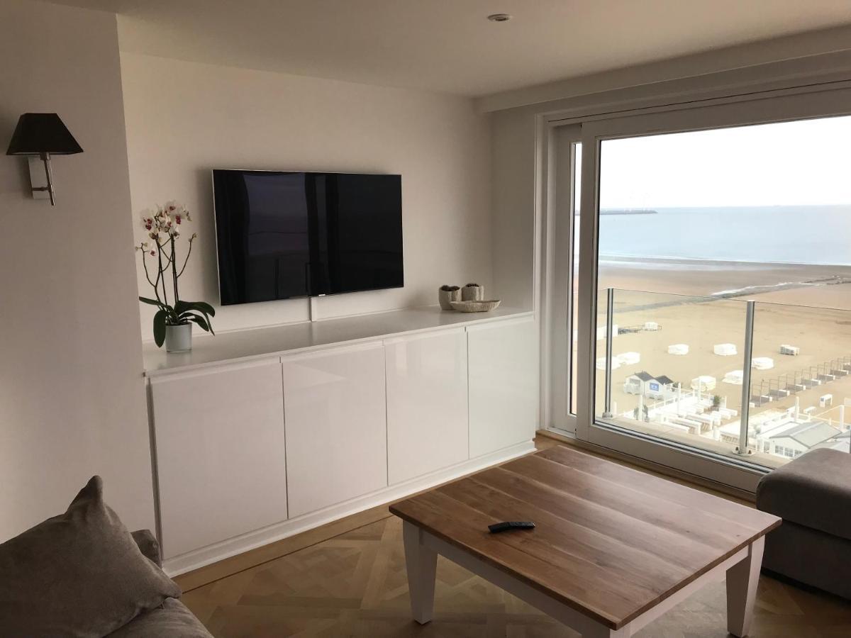 Knokke Sea, Appartement Vue Mer Bagian luar foto